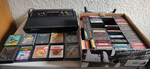 Atari 2600 Combo 2 Controles Joystick Y 57 Juegos