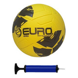 Bola Futevolei Euro King Pu Fusion 3d + Bomba De Ar