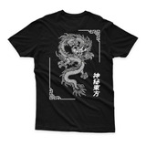 Remera Negra Dragón - Xiao Long