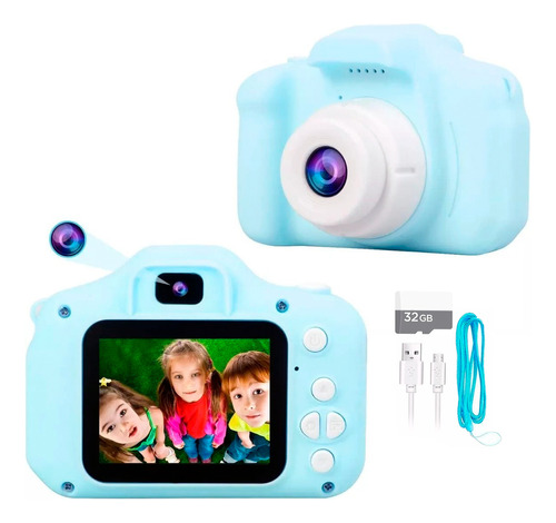 Camara Mini Niños Videos Fotos Alta Definición + Sd 32 Gb