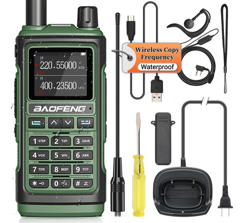 Rádio Baofeng Uv-17 Pro V2 Walkie Talkie Tri Band 999canais