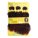 Cabelo Cacheado Fibra Orgânica Goivo Afro Volumoso 60cm 285g Cor Preto Com Californiana Marsala T1b.bug