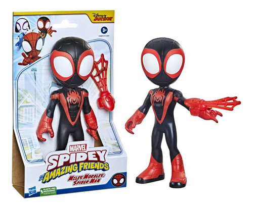 Spiderman Miles Morales Figura 22cm Marvel Friends Hasbro