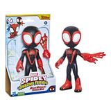 Spiderman Miles Morales Figura 22cm Marvel Friends Hasbro