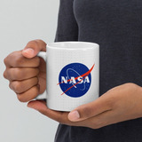 Vaso Mug Nasa Logo 11oz Cerámica Aaa Alta Calidad Sublimado