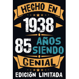 Regalo De Cumpleaños 1938 Para Hombre Mujer De 85 Años: Rega