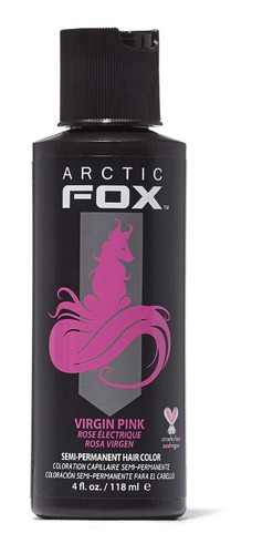 Tinte Virgin Pink Arctic Fox 4oz Color Rosa Manic Panic 