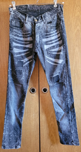 Pantalón De Jean Gris Para Hombre