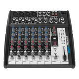 Mixer Consola De Sonido  Moon - Mc 802 (8 Canales) 