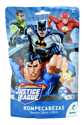 Rompecabezas Novelty Liga De La Justicia Superman Batman