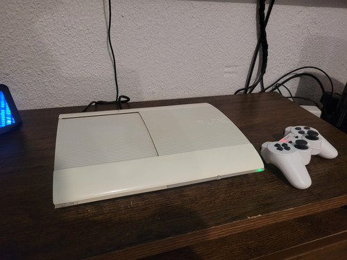 Playstation 3 Super Slim White Branco Desbloq Hen C/vários Jogos 