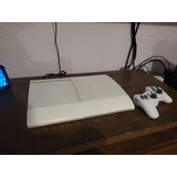 Playstation 3 Super Slim White Branco Desbloq Hen C/vários Jogos 