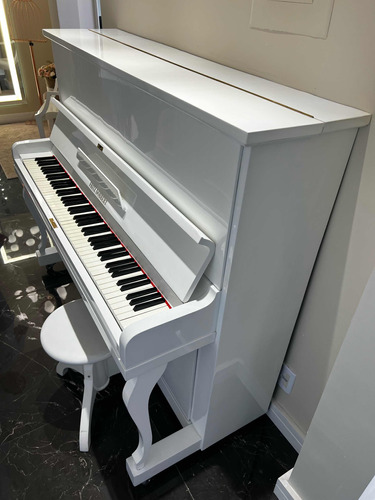 Piano Branco Fritz Dobbert, Único, Funciona 100%