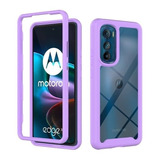 Funda + Marco Para Moto Edge 30 Case Protector Pantalla