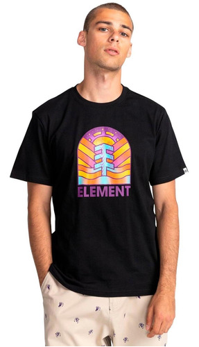 Polera M/c Hombre Adonis Negro Element