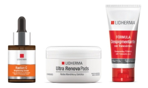 Lidherma Kit Aclarante Despigmentante Renovador