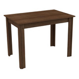 Mesa De Comedor Madesa Rectangular Tapa De Madera - Marrón