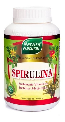 Spirulina X 100cáp X500mg - Producto Peruano-