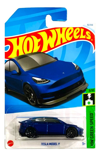 Genial Auto Tesla Model Y Hot Wheels Coleccion Green Speed