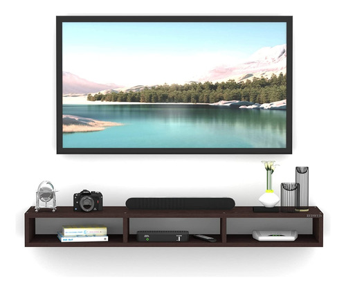 Repisa Flotante Mueble Tv  Minimalista 140cms