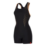 Malla Speedo Pro Legsuit Mujer Natación Negro