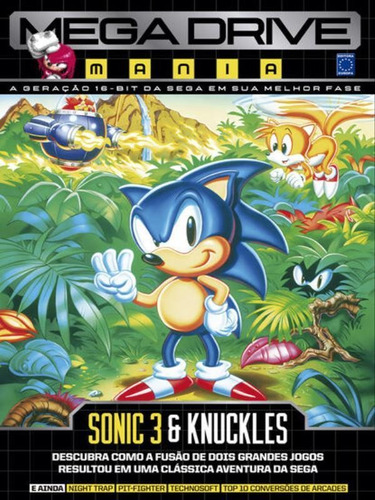 Mega Drive Mania Volume 6 - Sonic 3 & Knuckles, De A Europa. Editora Europa, Capa Mole Em Português