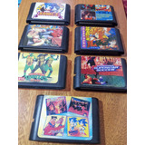 Lote 7 Cartuchos/cassettes Sega Génesis/mega Drive 16bits