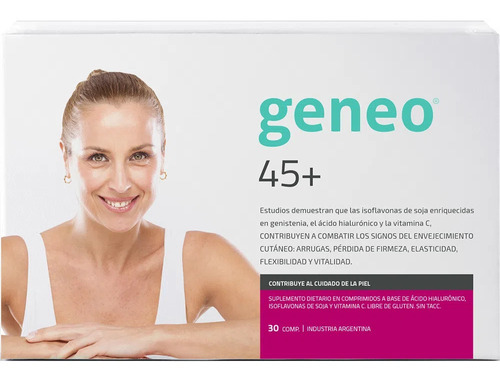 Suplemento En Comprimidos Natufarma Geneo 45+ En Caja 30 Unidades
