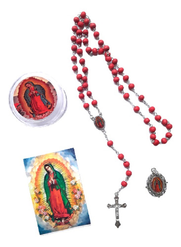 Rosario Y Medalla Virgen De Guadalupe