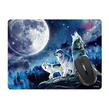 Mousepad Lobo Extra Grande Antideslizante