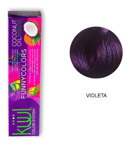 Tintes Kuul Funny Colors Violeta - mL a $188