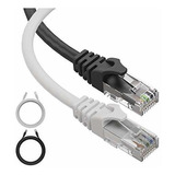 Cable Ethernet Cat6, Lan De 10 Pies (paquete De 2), Utp Cat 