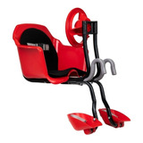 Cadeirinha Bicicleta Aro 29 Frontal Flexbike Diant Volante 4 Cor Vermelho