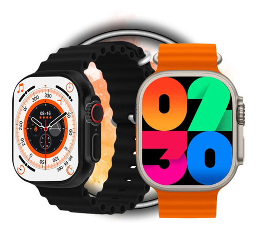 Relógio Smartwatch W69 Ultra Series 9 Android Ios Amoled Nfc