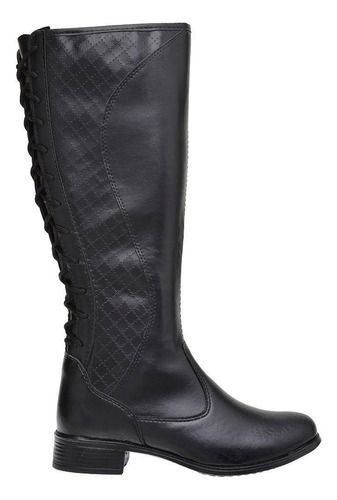 Bota Feminina Montaria Cano Longo Confortável *promoção* Top