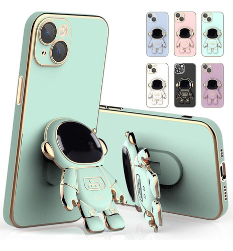 Funda Para iPhone Carcasa + Astronauta Soporte + Correas