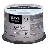 Sony Blu Ray Disc Campana Con 50 Discos Grabables Bd-r 25g
