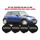 Kit De 4 Centros De Rin Mini Cooper R50-r53 2001-2006 54 Mm