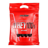 Suplemento Em Pó Integralmédica  Whey 100% Whey 100% Pure Proteínas Whey 100% Pure Sabor  Chocolate Em Sachê De 1.8kg