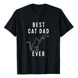 Mejor Gato Papá Siempre Camisa Gato Papá Pata Puño Bump Meow