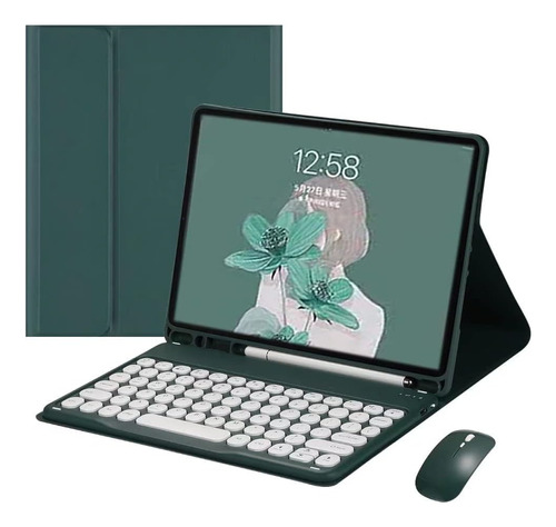 Funda Con Teclado Pboyiqi / Para iPad Mini 6th / Teal