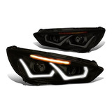 Faros Proyectores Con Drl Dual U-halo Para Focus 15-18