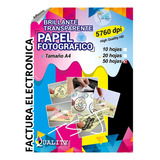 Papel  Adhesivo Transparente Impresoras Inkjet A4 X 50 Hojas