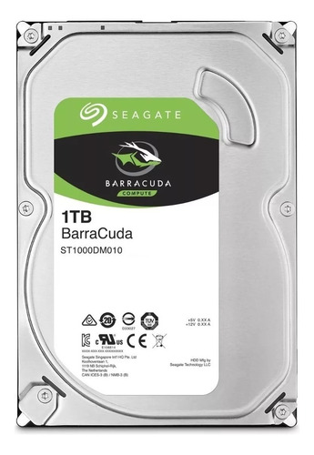 Disco Rigido 1tb Seagate Sata 3 7200rpm 3.5in Factura A O B