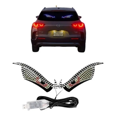 2pcs Luces Decorativas Led Dinámicas Devil's Eye De Coche