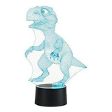 Lámpara De Dinosaurio Lámpara 3d Lámpara Led De Luz Nocturn