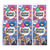 Juicy Bites Mix Variedades - Pack De 6 - Snack Premio Gatos