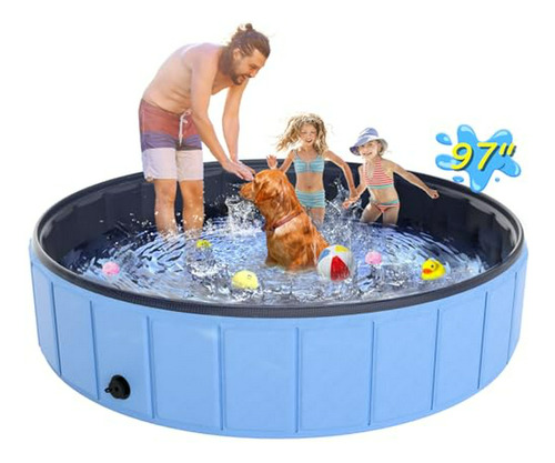 Piscina Plegable Grande Para Perros