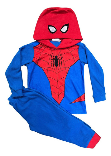 Pijama Polar Para Niño Avengers Y Spider Man Modelos Unicos