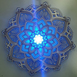 Lámpara Led Mandala Night Light Creativa Para Colgar En La P